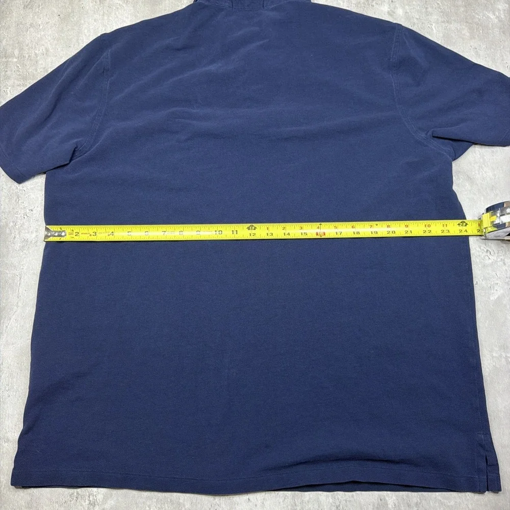 Polo Ralph Lauren Pocket Polo Shirt Mens XL Navy Blue Pony Logo Short Sleeve